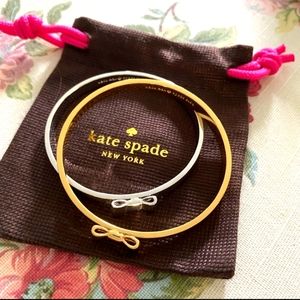 EUC Kate spade bangle bracelets